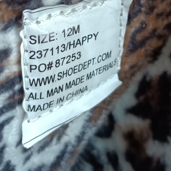 Faux Fur Girl's Boot, Size 12M Adorbs - Picture 6 of 8